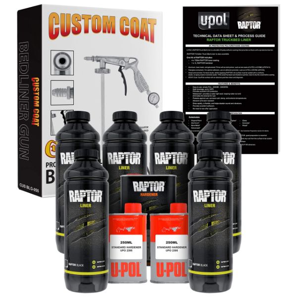 U-pol Products Raptor Black Truck Bed Liner Kit